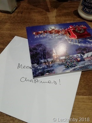 A Christmas card from the staff too