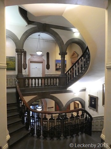 The stairwell