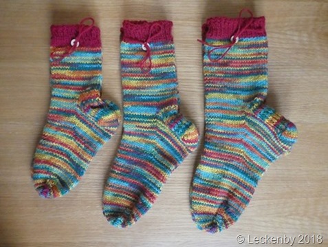 Daddy, mummy and baby socks