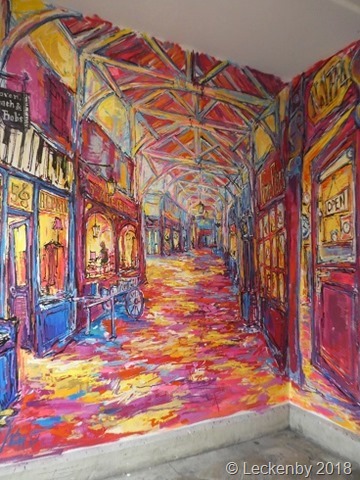 An artist's impression of the covered market